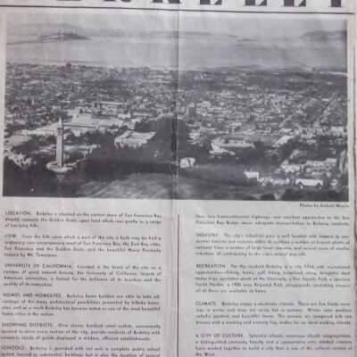 1939? Brochure back