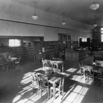 Claremont Branch, Berkeley Public Library interior.