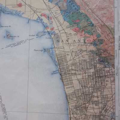 San Francisco quadrangle, California : areal geology, 1913