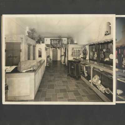 43: Interior of Art Music Co. A second copy has been colored. 
