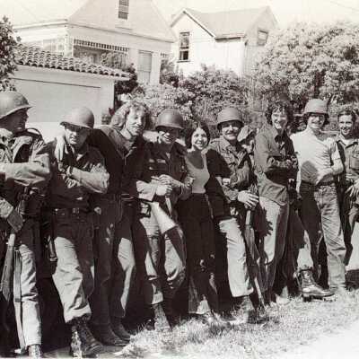 Friendly moment, People's Park Protest, 1969