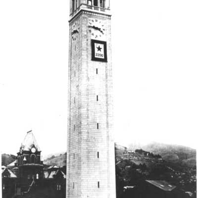 University of California Sather Tower, Ceremony, Service Flag