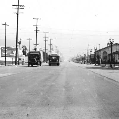 University & San Pablo, lookiing east
