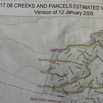 City of Berkeley BMC 17.08, Creeks and Parcels estimated within 30 feet of these creeks, Version 12, January 2005