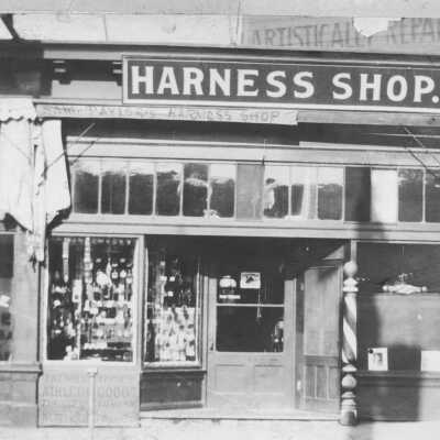 Sam Taylor's Harness Shop, 1905