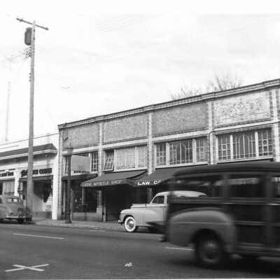 College Ave. between Ashby and Russell, 1950s