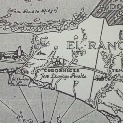 An historical map of the East Bay Area, 1936
