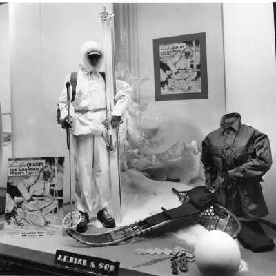 WW2 Display Military Clothes.