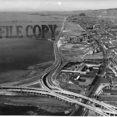 Aerial N Emeryville to Albany