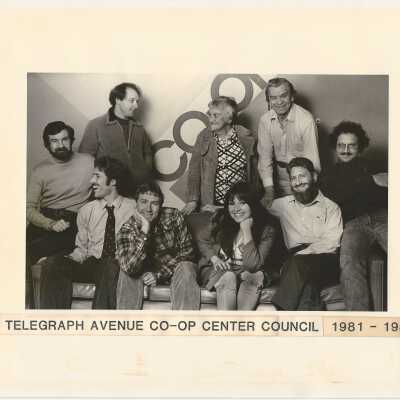 Telegraph Avenue Co-op Center Council 1981-1982