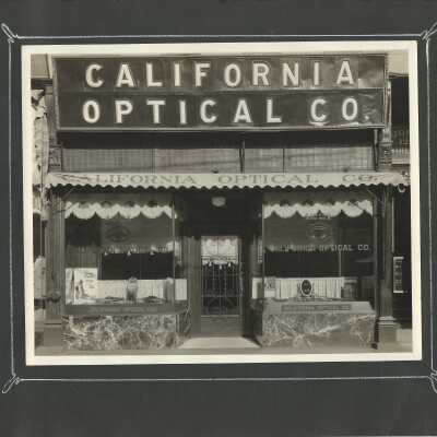 20: California Optical Company. Exterior View. [2106 Shattuck Ave.]