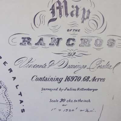 Kellersberger Plot Map, 1856