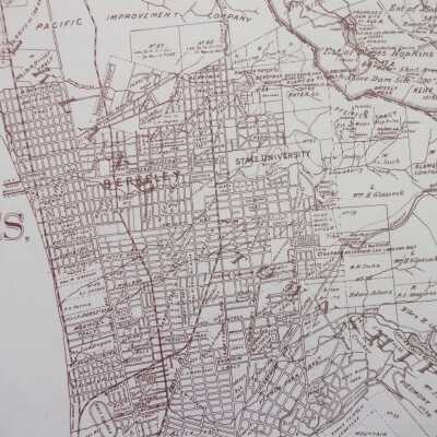 Portions of Alameda and Contra Costa Counties, 1894