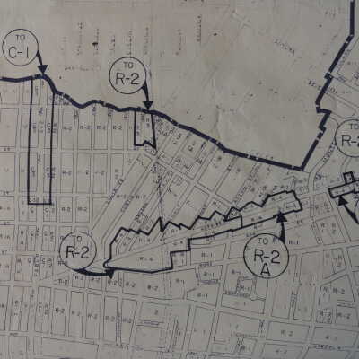 1978.043.292. Small section to show types of markings.