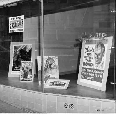 WW2 Window Display Sell Bonds