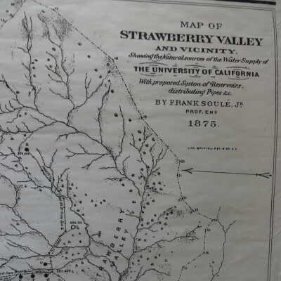 Map of Strawberry Valley and vicinity