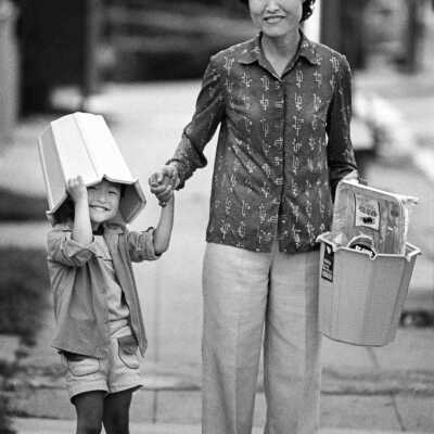 Mrs. Park with son Jin