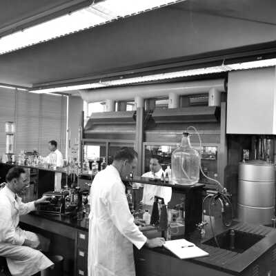 Lab workers