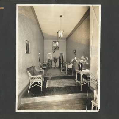 40: Unidentified interior, apparently after remodeling. 