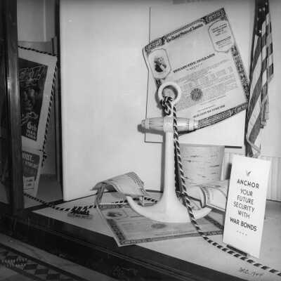WW2 Display War Bonds
