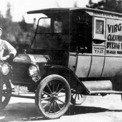 Virginia Cleaners Delivery Truck