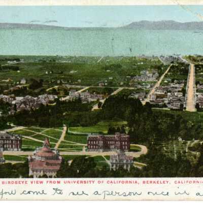 Birdseye view from University of California, Berkeley, California