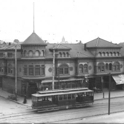 Shattuck & Allston, southeast corner, 1912