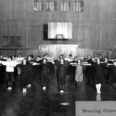 Willard School, Evening class for mothers,