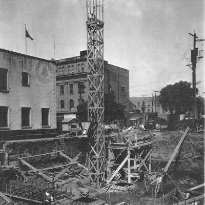 Pacific Telephone Building construction