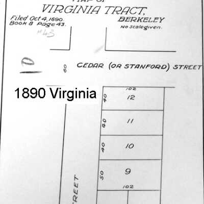 Map of Virginia Tract, Berkeley