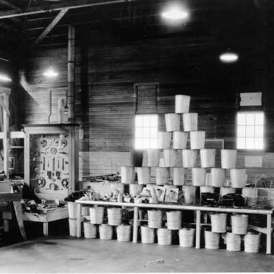 Berkeley High School - Vocational training shop.