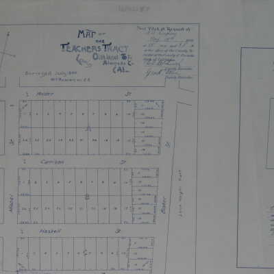 Map of the Teachers Tract, Oakland Tp. Alameda Co., Cal. Surveyed July 1890, W. F. Boardman, C.E.