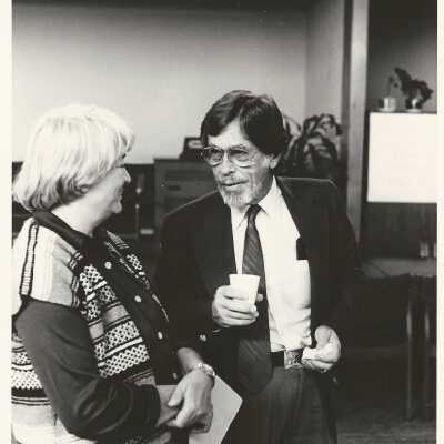 2011.060.121c: Dennis Hammond, photog. 1982. With Helen Marian Hammond.