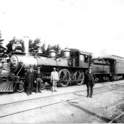SP train at Depot