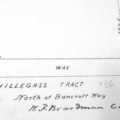 Hillegass Tract, north of Bancroft Way. 1889