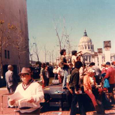 Demonstrators at 504 Occupation #3