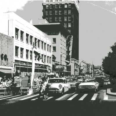 Shattuck Avenue and Allston, looking northwest
