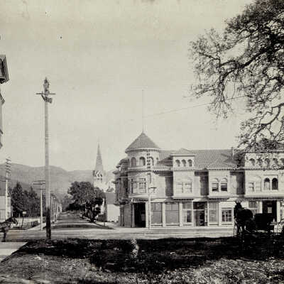 Allston Way, looking east from Shattuck Avenue