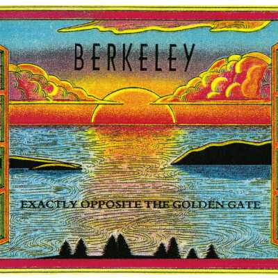 Berkeley Exactly Opposite the Golden Gate