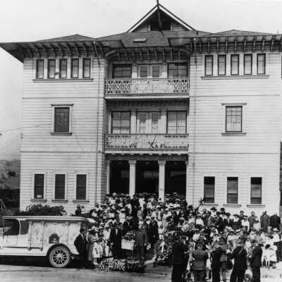 Funeral at old Finnish Hall
