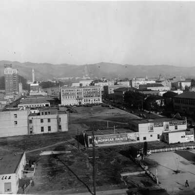 View east from City Hall