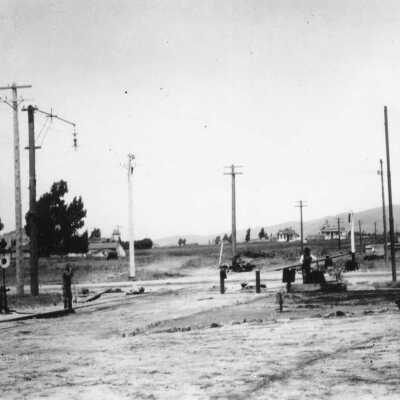 Santa Fe tracks, University Avenue