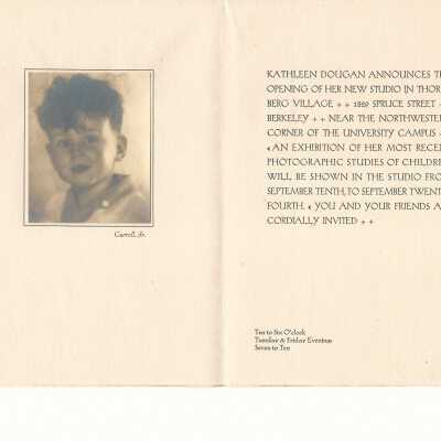The studio of Kathleen Dougan.
