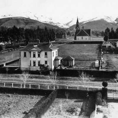 Snow on Hills from Southside, 1880s