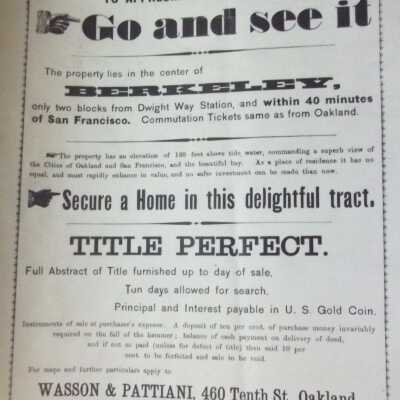 1883 Barker Tract sales