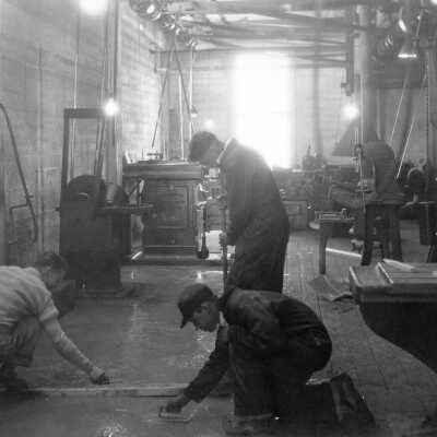 Berkeley High School - Vocational training shop