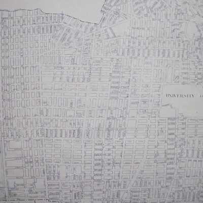 1958 City Map Street Numbers