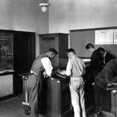 Willard School, Mechanical Drawing room