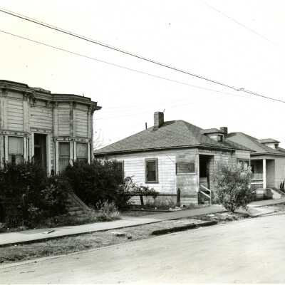 Victorian gable houses