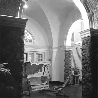 Claremont Hotel Porch with swing